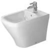 Image de Duravit DuraStyle Stand-Bidet mit Überlauf, Befestigung inklusive 370 x 570mm, weiß mit Wondergliss 2284100000, 22841000001