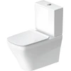 Image de Duravit WC sur pied DuraStyle, chasse profonde 37x70,5 cm, 4,5 l, entrée variable, blanc