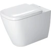 Image de Duravit WC sur pied, chasse profonde Happy D.2 36,5x57 cm, 4,5 l, évac. horizontale, blanc