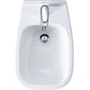 Image de Duravit Bidet mural D-Code 35,5x54,5 cm, avec robinetterie, trop-plein, trou de robinet, blanc