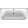 Image de Duravit Baignoire rectangulaire Happy D.2 180x80x46 cm, acrylique, 2 parois, blanc