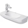 Image de Duravit lave-mains DuraStyle 50cm sans trop-plein, avec plage de robinetterie, robinetterie à droite, 0713500008, Couleur: blanc