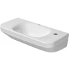 Image de Duravit Lavabo mural DuraStyle 50x22 cm, sans trop-plein, avec trop-plein, trop-plein à droite, blanc