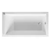 Image de Duravit Baignoire rectangulaire Starck 170x90cm, Un Fond incliné, 700337, Version encastrée - 700337000000000