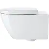 Image de Duravit WC suspendu, cuvette à chasse profonde Happy D.2 36,5x54cm, 4,5 l, sans rebord, blanc