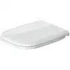 Image de Duravit D-Code Compact Abattant WC sans frein de chute, charnières inox, blanc