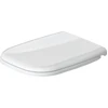 Image de Duravit Abattant WC D-Code avec frein de chute, charnières plastique, blanc