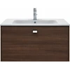 Image de Duravit Me by Starck Meuble lavabo 83x49 cm, blanc, m HL, ÜL, plan robinetterie