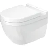 Image de CUVETTE SUSPENDUE COMPACTE A FOND CREUX GAMME STARCK 3 DIMENSION 360X540 MM BLANC DURAVIT