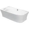 Image de BAIGNOIRE ANGLE DROIT A GAUCHE AVEC HABILLAGE BLANC DIMENSION 1900X900 MM GAMME CAPE COD DURAVIT