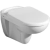 Image de Geberit Abattant WC Mango blanc, avec couvercle, charnières chromées
