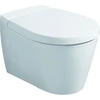 Image de Geberit Abattant WC Visit blanc, avec couvercle, charnières en acier inoxydable
