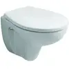 Image de Geberit Abattant WC Renova Plan blanc, fixation par le haut, charnières inox