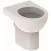 Image de Geberit WC à chasse plate sur pied Renova blanc, 6 l, évac. horiz., forme semi-fermée