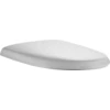 Image de Geberit Abattant WC Renova Comfort Fixation inférieure, charnières inox, blanc
