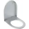 Image de Geberit Abattant WC iCon charnières MS chromé, avec frein de chute, blanc
