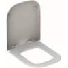 Image de Geberit Abattant WC myDay blanc, charnières MS chromées, avec frein de chute