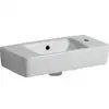 Image de Geberit Lavabo Renova Compact 50x25cm, mitigeur à droite, avec trop-plein, blanc