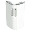 Image de Geberit ECK Meuble sous-Vasque Renova No.1 Comprimo Nouveau 300x605x300mm Blanc Mat/Blanc Brillant - 862132000