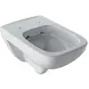 Image de Geberit WC suspendu, cuvette à chasse profonde Renova Plan 6/5 l, sans bride, blanc KeraTect