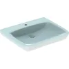 Image de Geberit Renova Nr. 1 Comfort, lavabo, Accessible en Fauteuil Roulant, 650x550mm, avec Trou pour Robinet, sans trop-Plein, Blanc, 258567, Coloris: Blanc - 258567000