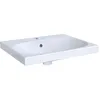Image de Keramag Geberit Acanto lavabo 500620, avec Trou pour Robinet, avec trop-Plein, 600x480mm, Coloris: Blanc - 500.620.01.2
