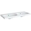 Image de Geberit Acanto double lavabo 500628, sans trou pour robinet, avec trop-plein, 1200x480mm, 500.628.01.8, Couleur: blanc