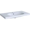 Image de Geberit Lavabo Acanto 90x48,2 cm, avec siphon, avec robinetterie, à poser, blanc