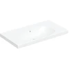Image de Geberit Lavabo Acanto 90x48,2 cm, c/ évac., c/ trop-plein, sans robinet, blanc