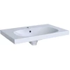 Image de Geberit Lavabo Acanto 75x48,2 cm, avec trop-plein, robinetterie, blanc