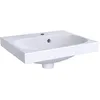 Image de Keramag Geberit Acanto Lave-Mains 500636, avec Trou pour Robinet, avec trop-Plein, 450x380mm, Coloris: Blanc - 500.636.01.2