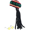 Image de infactory Bonnet jamaïcain avec Dreadlocks & Lunettes