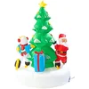 Image de Sapin de Noël autogonflant rotatif, 150 cm [Infactory]