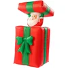 Image de Cadeau autogonflant avec Père Noël animé, 150 cm [Infactory]