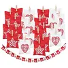 Image de infactory Guirlande Calendrier de lAvent avec 24 sachets à remplir