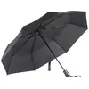 Image de Parapluie Ø 100 cm avec Armature en Fibre de Verre - Noir [Pearl]
