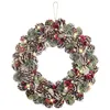 Image de Couronne de Noël lumineuse - Ø 44 cm - Reflets rouges [Infactory]