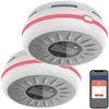 Image de 2 détecteurs de fumée et monoxyde de carbone connectés 85 dB RWM-210.duo [VisorTech]