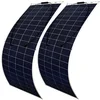 Image de 2 panneaux solaires flexibles utilisation marine 200 W/compatibles MC4 [revolt]