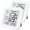 Image de 2 thermomètres-hygromètres numériques avec écran E-Ink [Infactory]