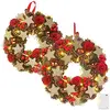 Image de Britesta 2 couronnes de Noël sans Fil avec 20 LED - 28 cm