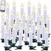 Image de 30 bougies LED sans fil avec télécommande XMS-35.r - Blanc [Lunartec]