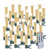 Image de 30 bougies LED pour sapin de Noël avec télécommande - coloris Or [Lunartec]