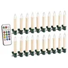 Image de 20 bougies de Noël à LED RVB avec télécommande infrarouge [Lunartec]