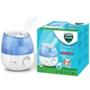 Image de Vicks Mini Cool Mist Humidificateur d’air à ultrasons, réservoir 1,8 L, pour les chambres, bureaux, chambres de bébé jusqu’à 15 m², silencieux, tablettes aux huiles essentielles incluses - VUL525
