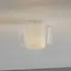 Image de Helestra Canio plafonnier verre, extérieur transp.