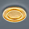 Image de Helestra Sona plafonnier LED dimmable Ø40 cm doré