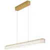 Image de Helestra Bora Suspension en laiton LED Weiß, 120 Cm