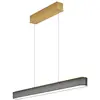 Image de Helestra Bora Suspension en laiton LED Anthrazit, 101,5 Cm