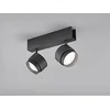 Image de Plafonnier LED PONT - 2 ampoules - IP20 - Noir mat